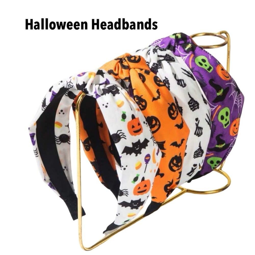Halloween Headbands White or Purple